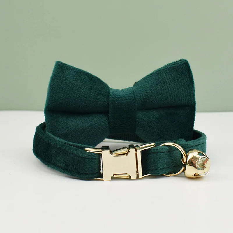 Velvet Cat Collar Collar Luxe Pet Store 