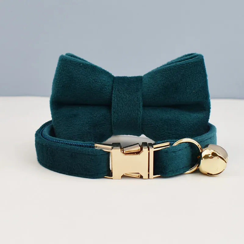 Purrfect Bow Charm Collar Cat Collar Luxe Pet Store 1 16 - 26cm 