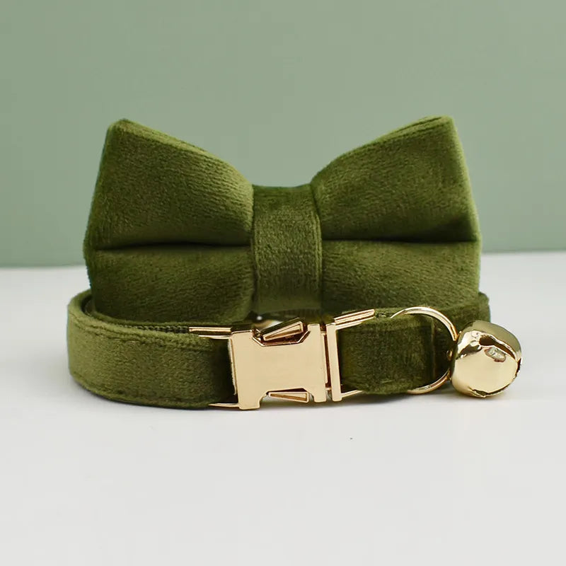 Velvet Cat Collar Collar Luxe Pet Store 6 S 