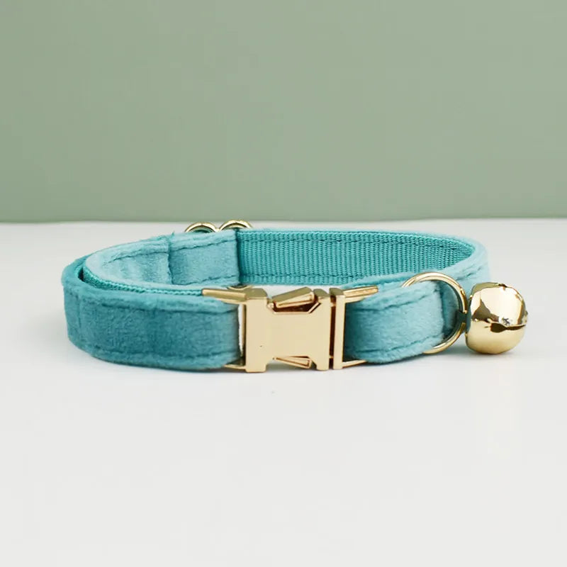 Velvet Cat Collar Collar Luxe Pet Store 