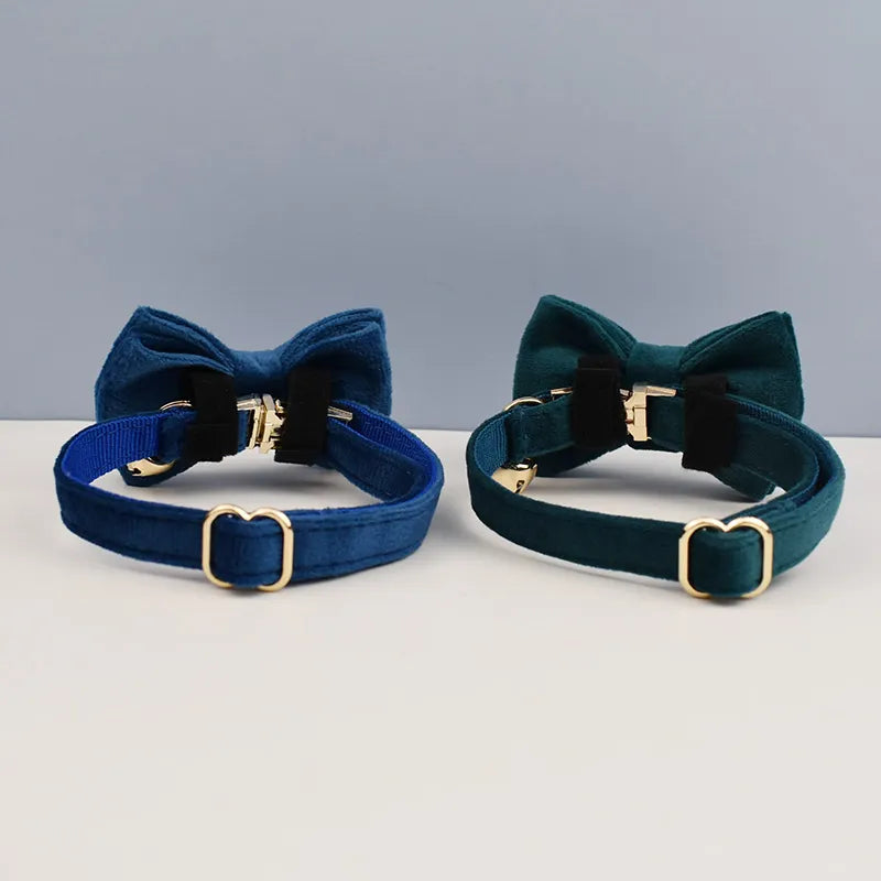 Purrfect Bow Charm Collar