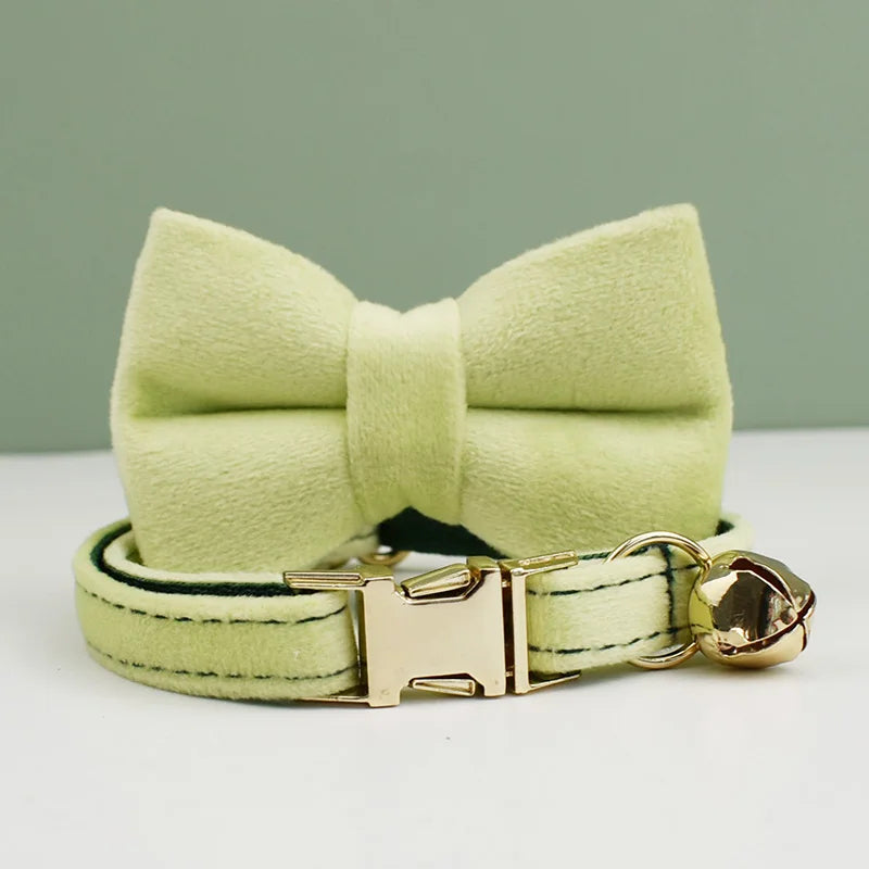 Velvet Cat Collar Collar Luxe Pet Store 5 S 