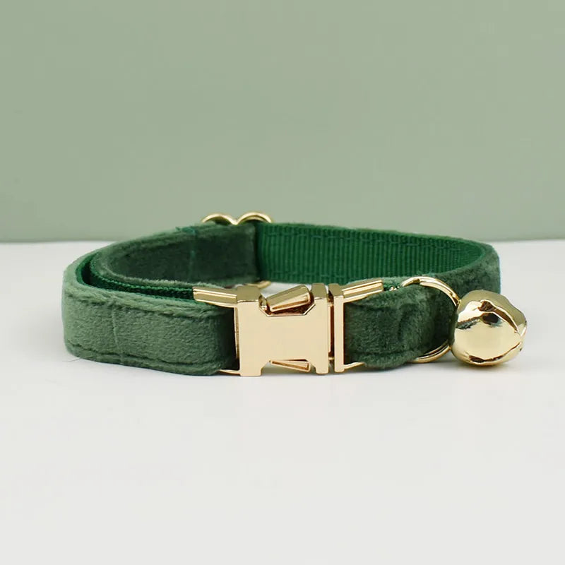 Velvet Cat Collar Collar Luxe Pet Store 