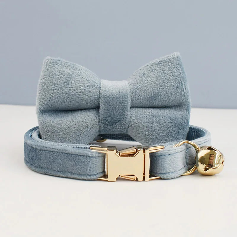 Purrfect Bow Charm Collar Cat Collar Luxe Pet Store 4 16 - 26cm 