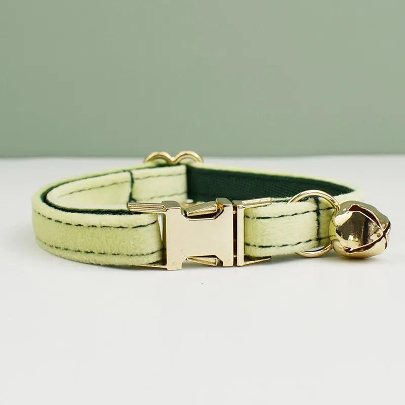 Velvet Cat Collar Collar Luxe Pet Store 