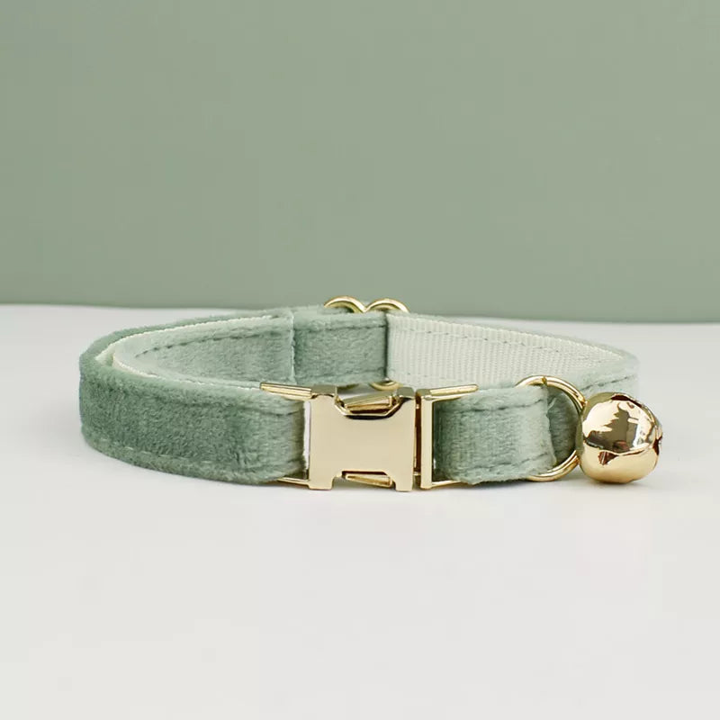 Velvet Cat Collar Collar Luxe Pet Store 