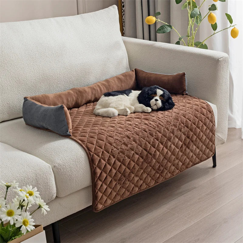 Snuggle Haven Sofa Retreat Sleeping Bed Luxe Pet Store 3 75 x 75cm 