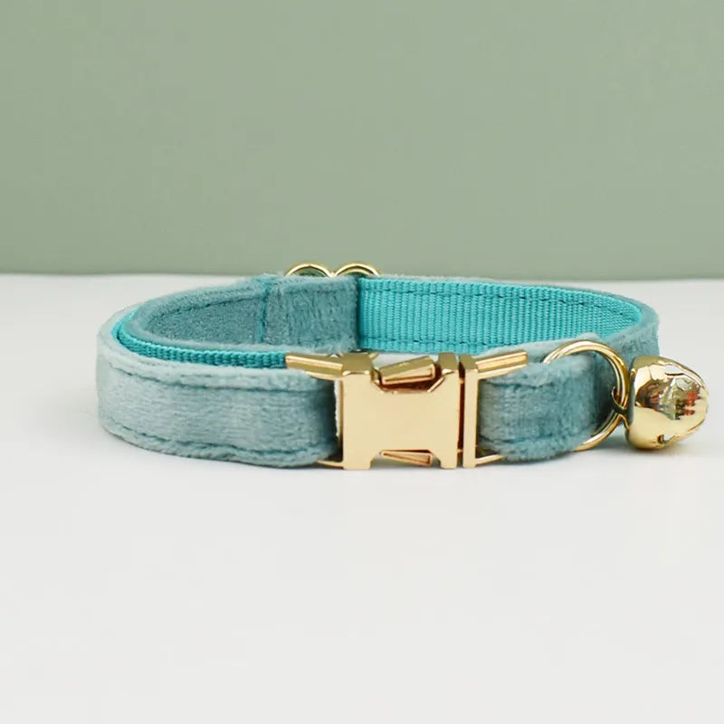 Velvet Cat Collar Collar Luxe Pet Store 