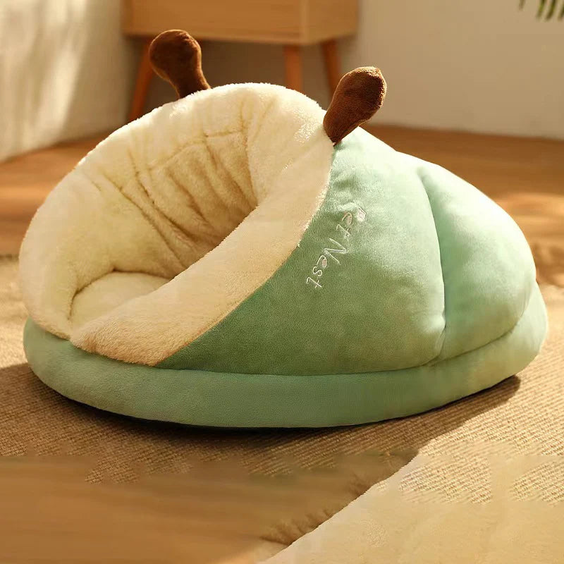 Cozy Ear Retreat Dog Bed Luxe Pet Store Green S 