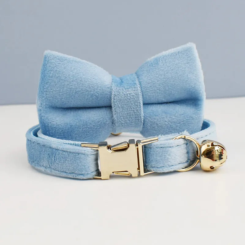 Purrfect Bow Charm Collar Cat Collar Luxe Pet Store 2 16 - 26cm 