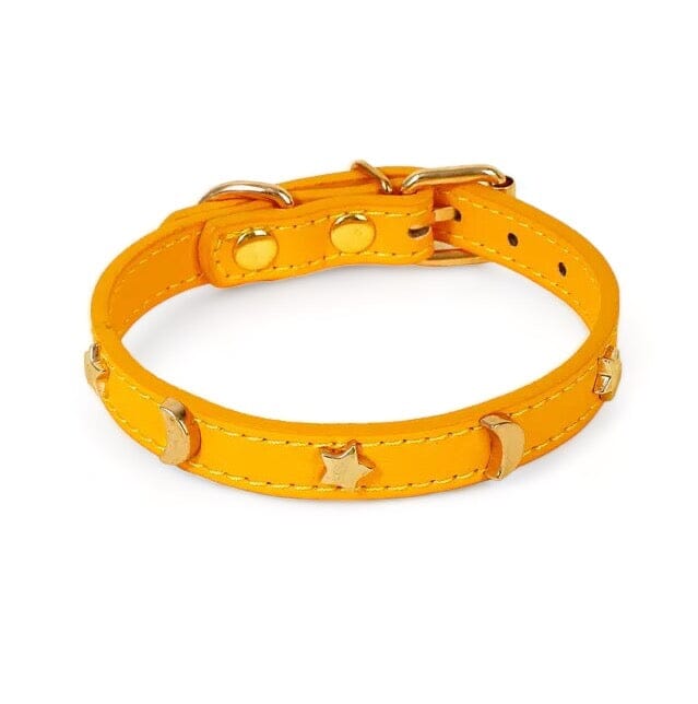 Star Moon Pet Collar Pet Collar USAdrop Gold XS 