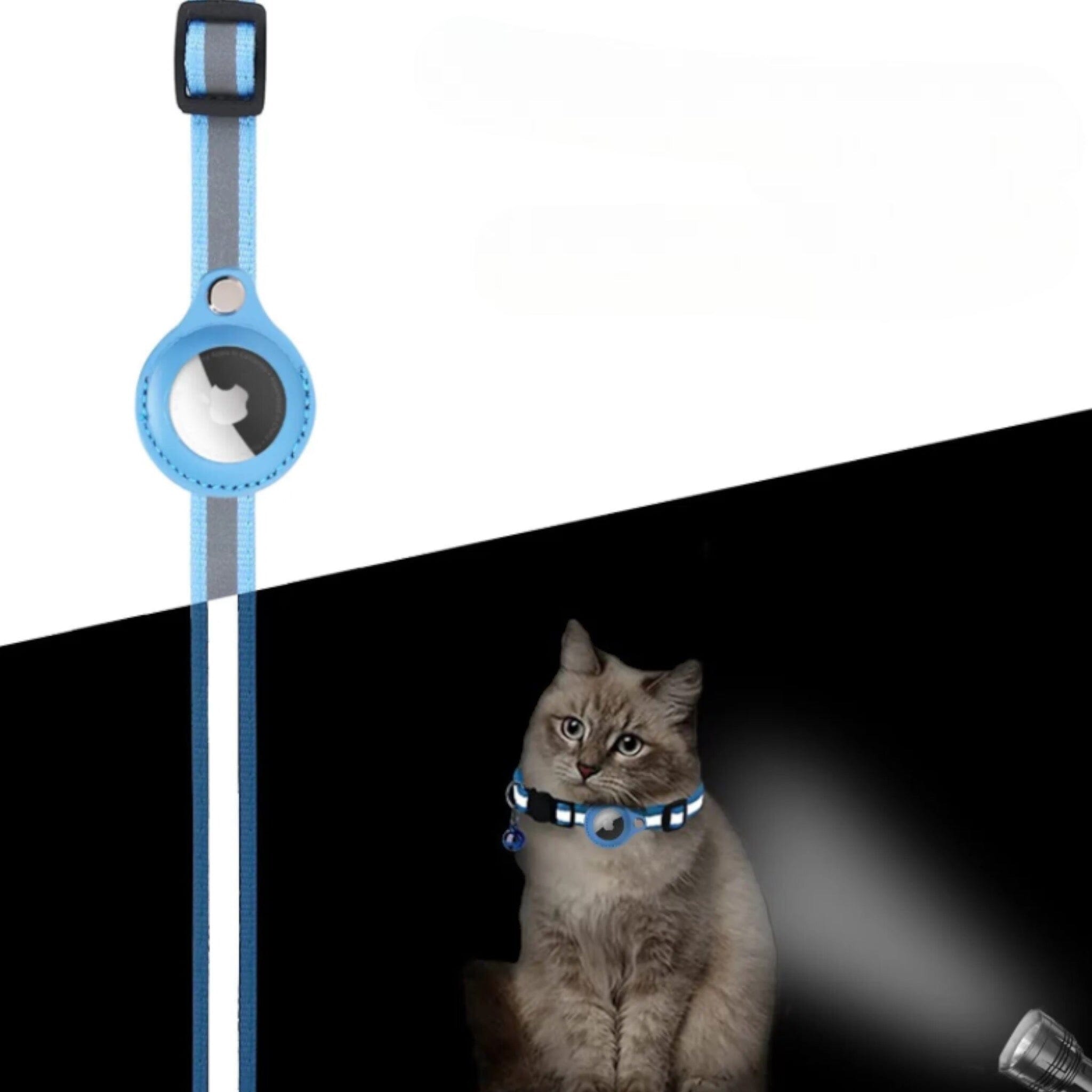 Pet Collar + AirTag Holder Cat Airtag Collar USAdrop 