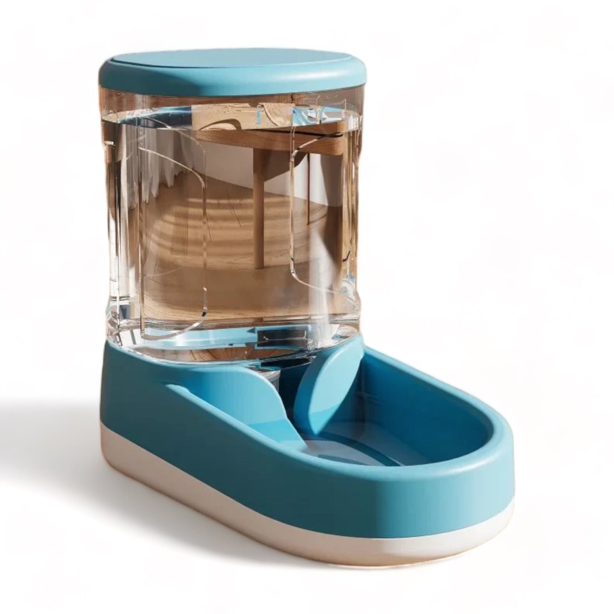 Paw Flow Feeder Pet food jar Luxe Pet Store Blue Water 