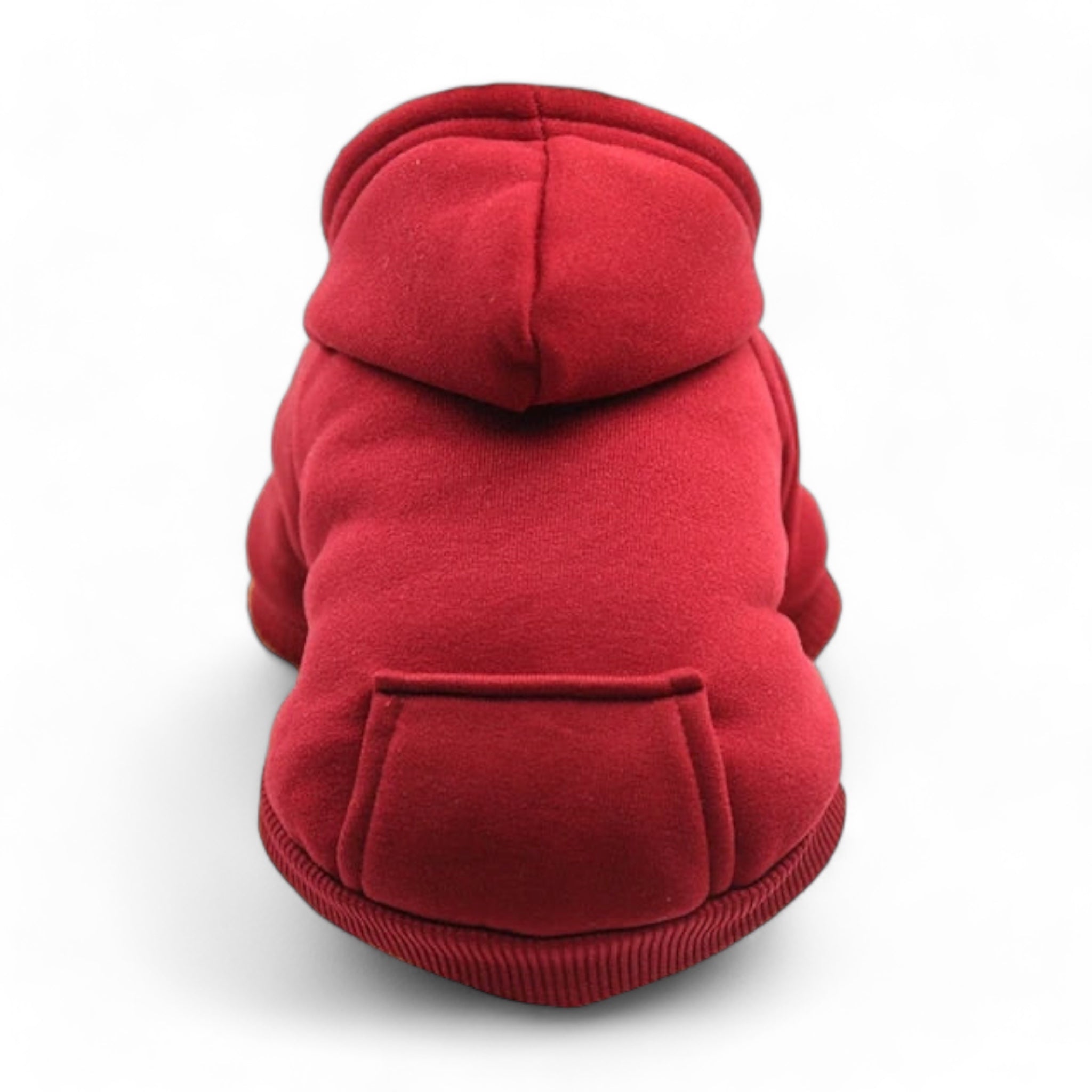 Paw Pocket Cozy Hoodie Dog Clothing Luxe Pet Store Red XS 