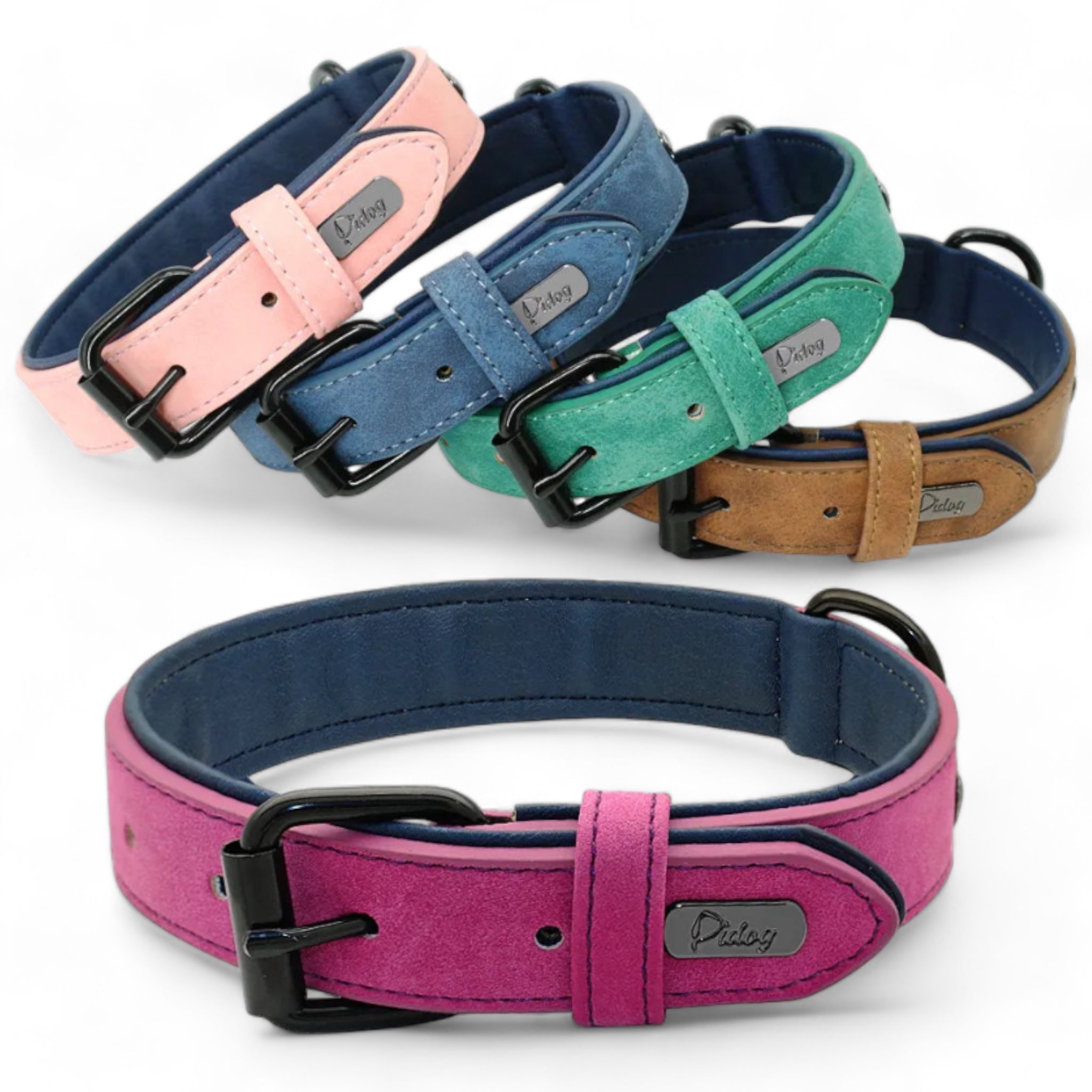 Leather Dog Collar Dog Collar Luxe Pet Store 