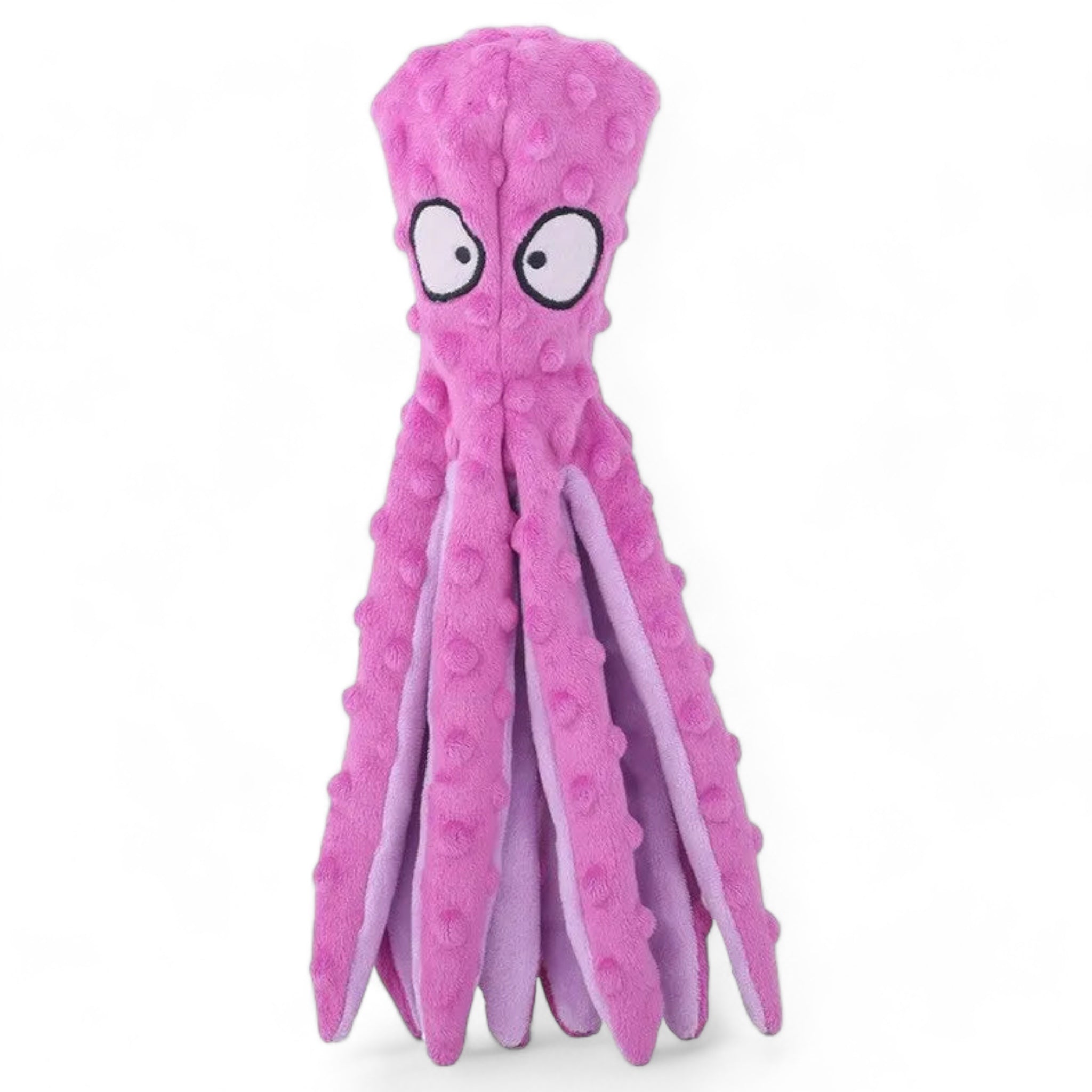 Squeaky Octo Toy Dog Toy Luxe Pet Store Purple 