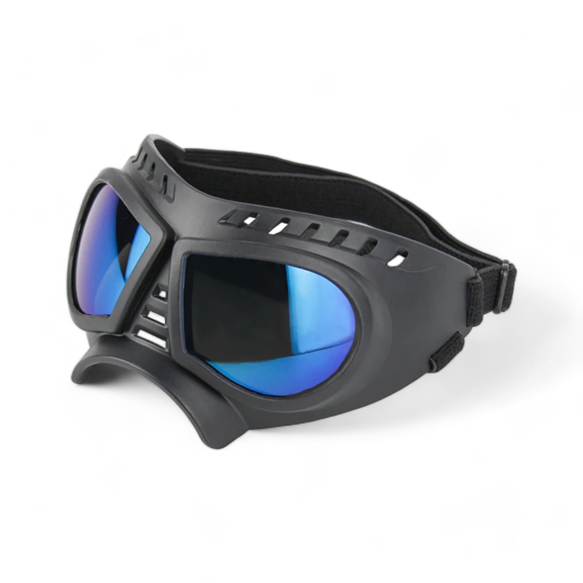 Perfect Shade Pup Goggles Dog glasses Luxe Pet Store Black + Blue S 