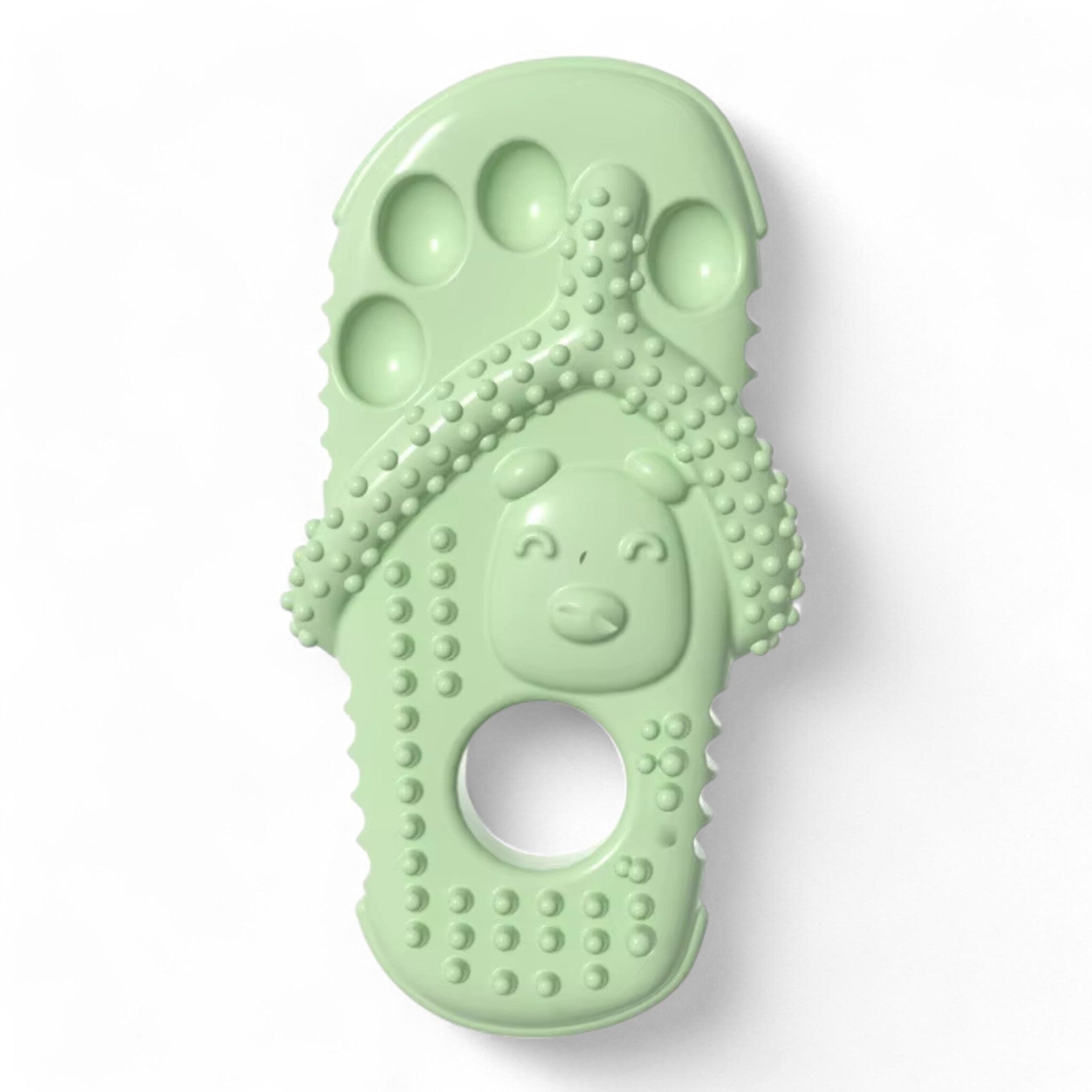 Gnaw Paws Thong Toy Luxe Pet Store Green 