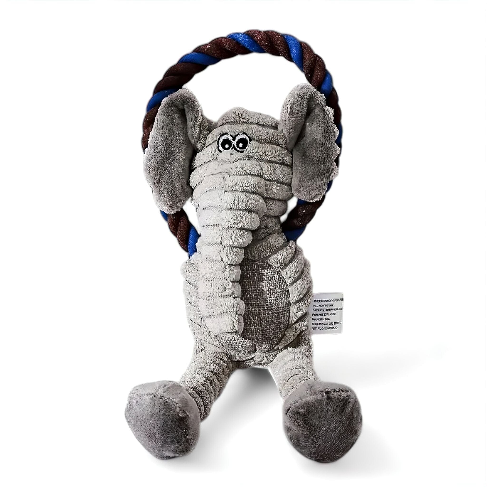 Squeaky Tug Toy Luxe Pet Store Elephant 