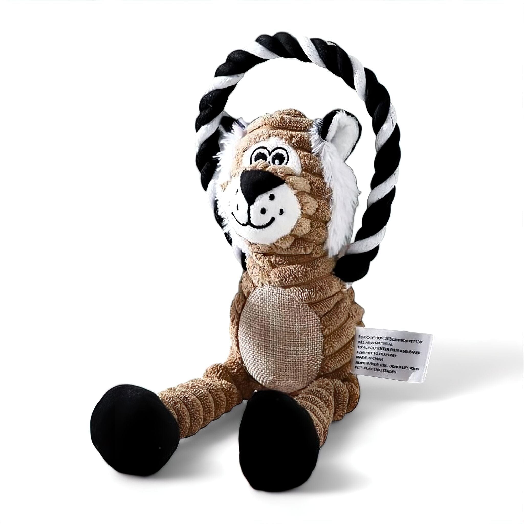 Squeaky Tug Toy Luxe Pet Store Lion 