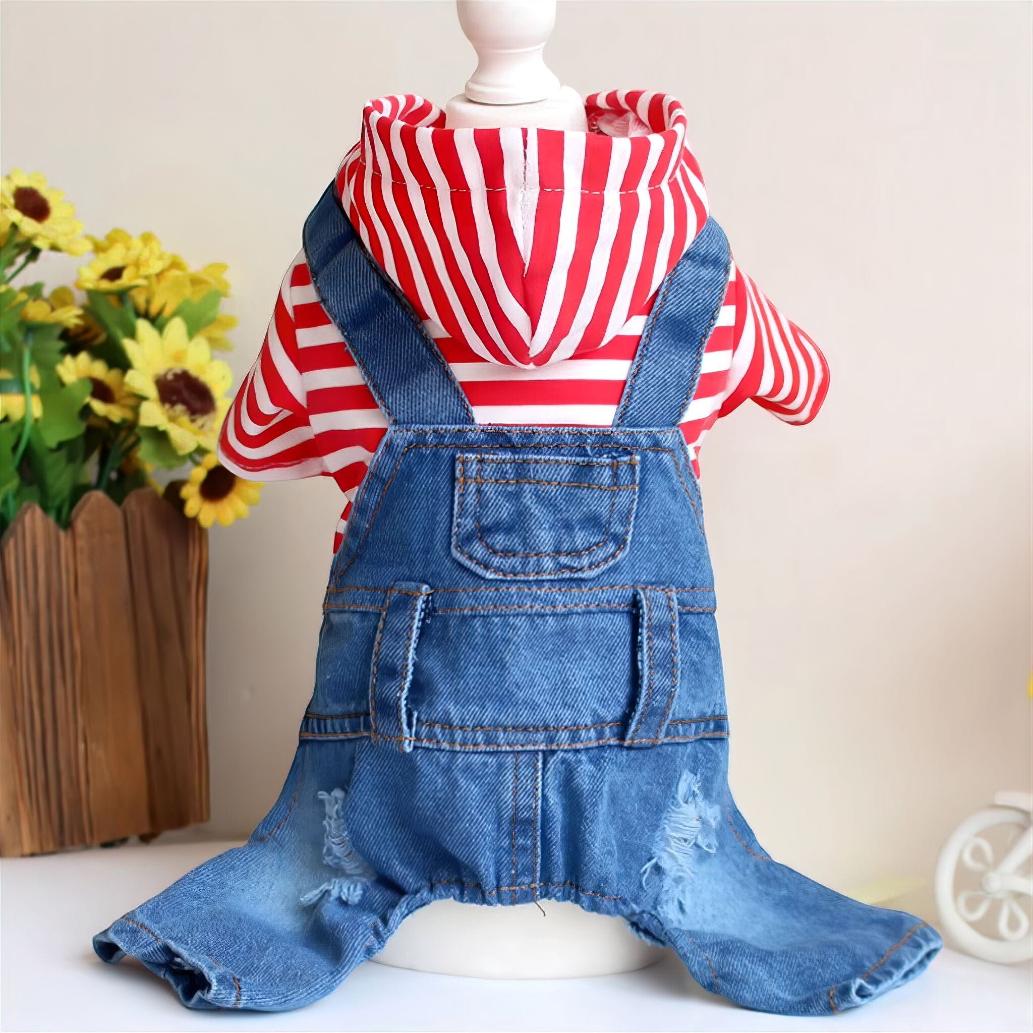 Denim Jumpsuit Luxe Pet Store 