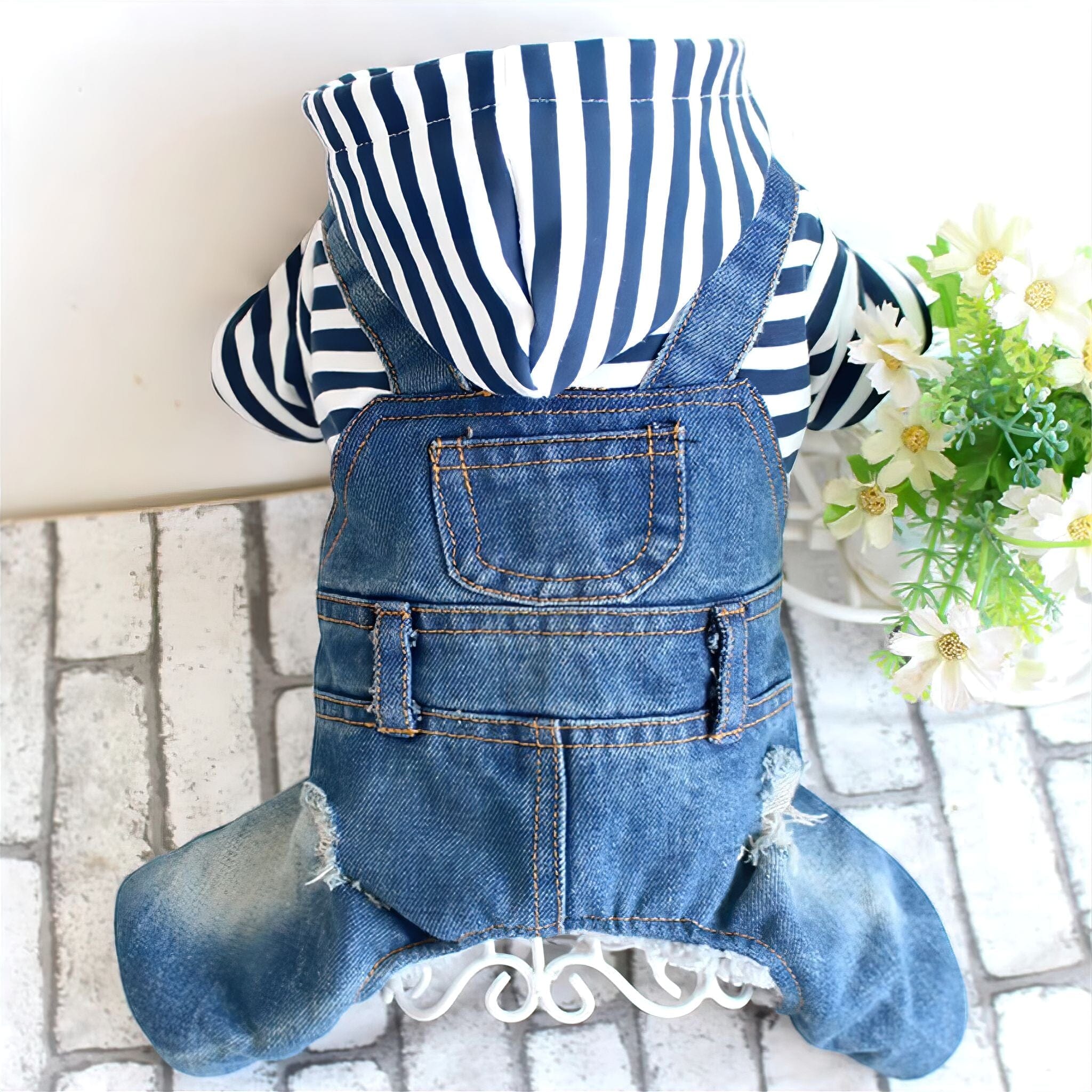 Denim Jumpsuit Luxe Pet Store 