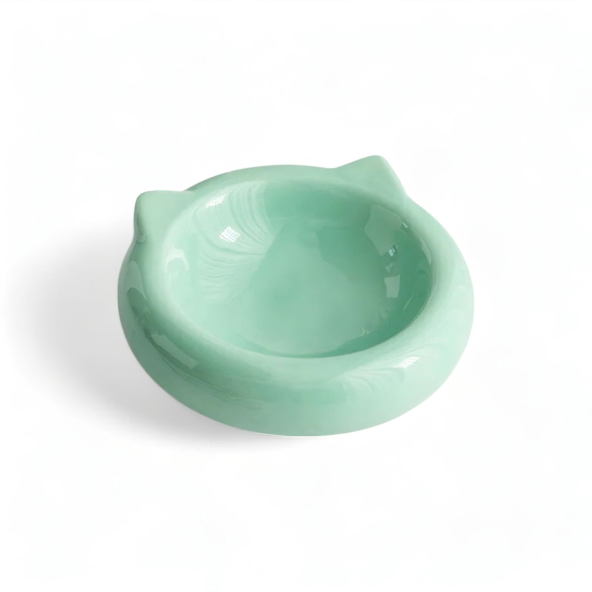 Kitty Ear Bowl Luxe Pet Store | Tiny. Pure. Love. Green 