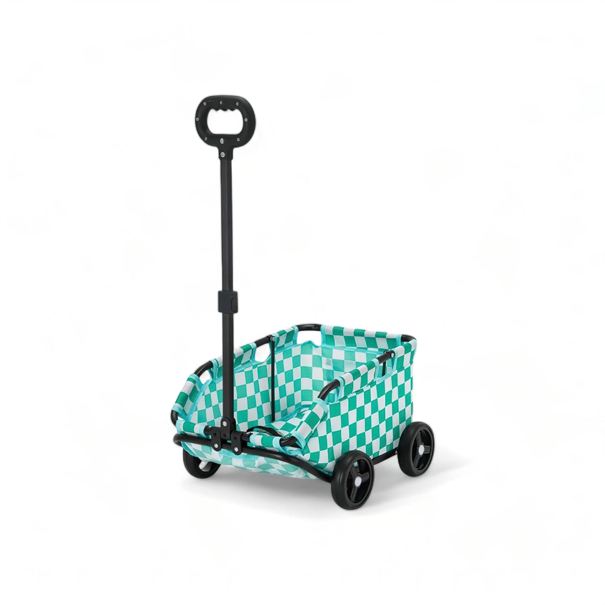 Stroll Pet Cart Luxe Pet Store | Tiny. Pure. Love. Green Plaid 