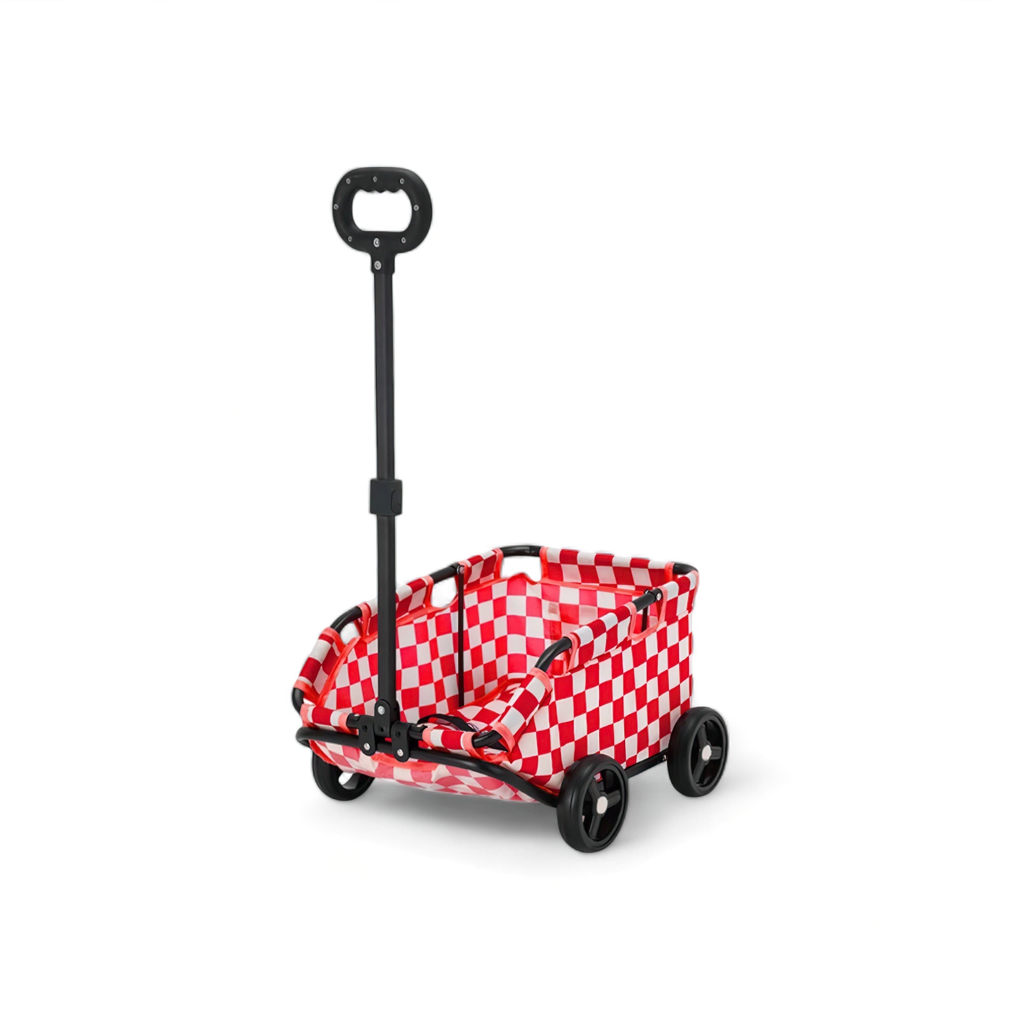 Stroll Pet Cart Luxe Pet Store | Tiny. Pure. Love. Red Plaid 