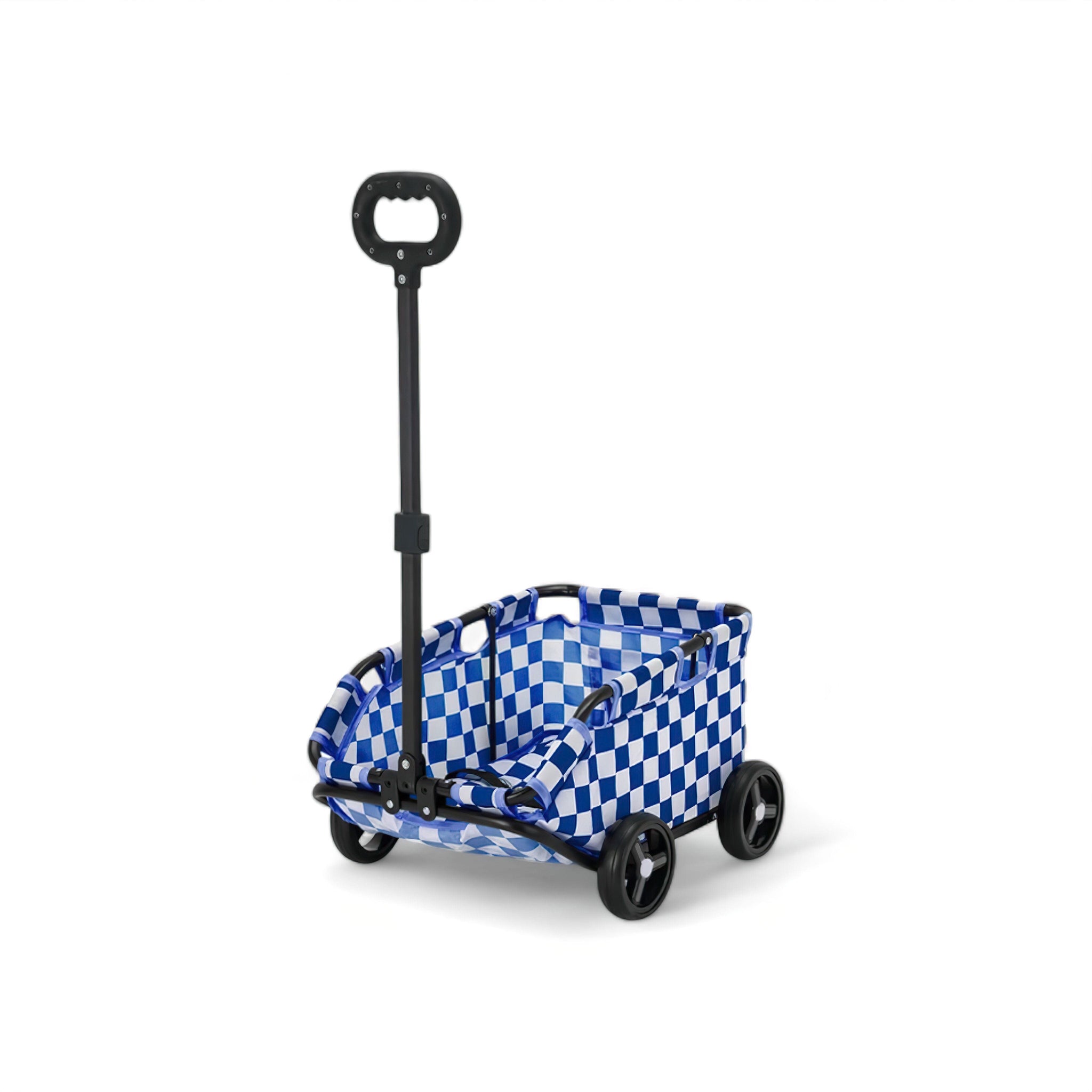 Stroll Pet Cart Luxe Pet Store | Tiny. Pure. Love. Blue Plaid 