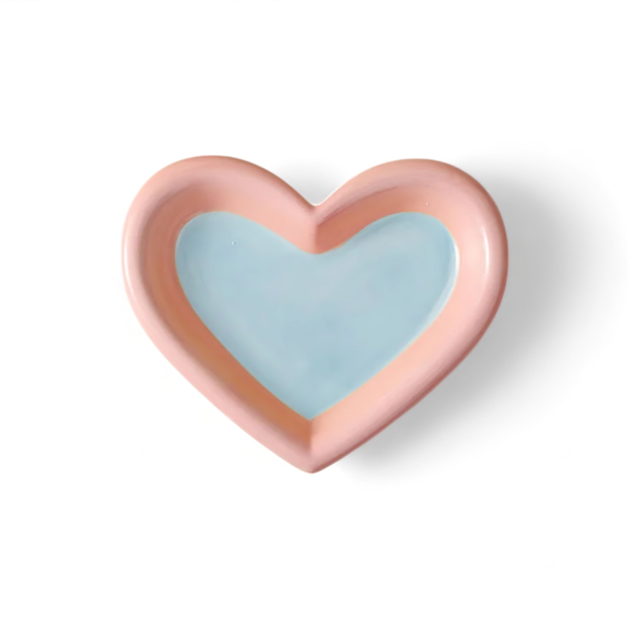 Cute Feast Bowl Luxe Pet Store | Tiny. Pure. Love. Blue + Pink Heart S