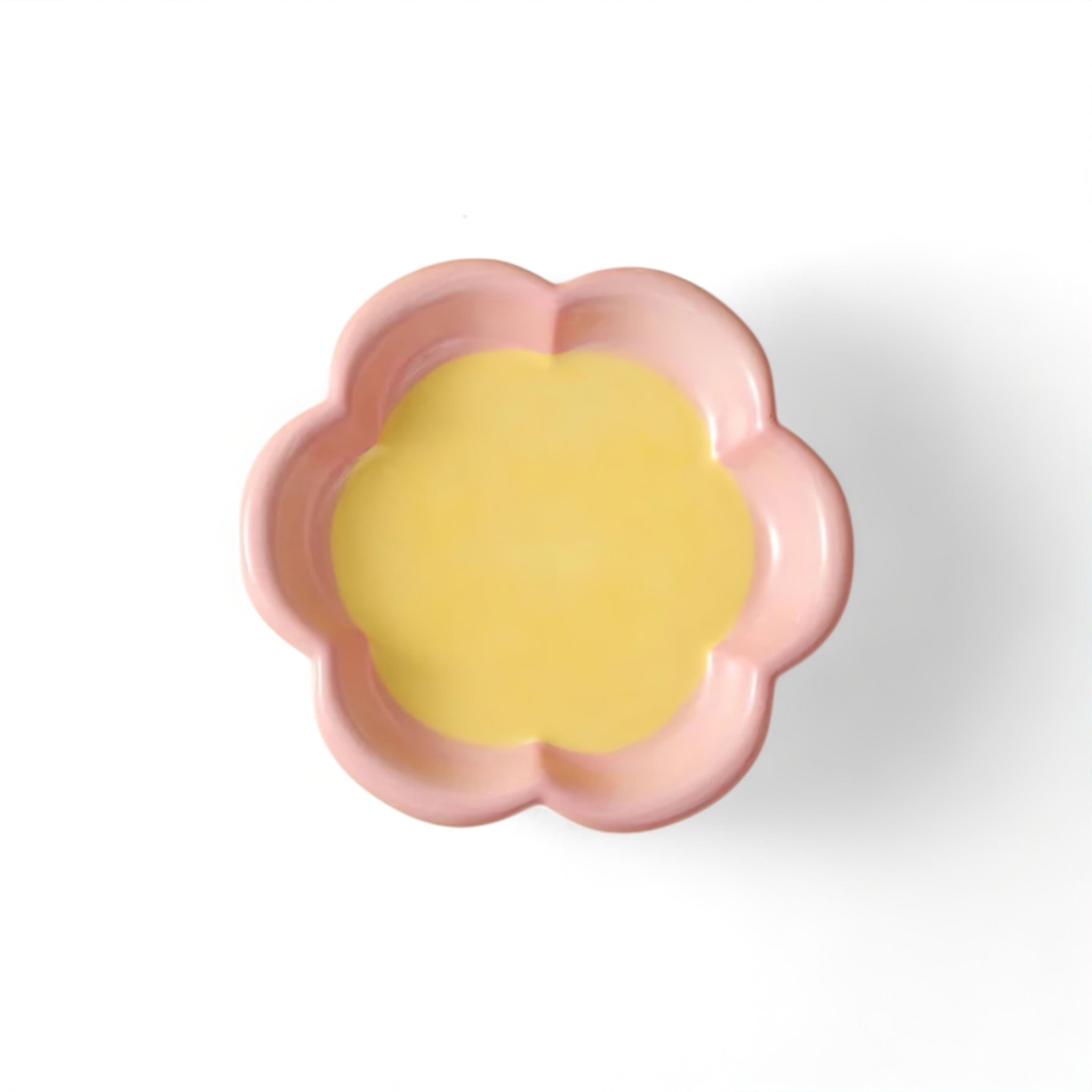 Cute Feast Bowl Luxe Pet Store | Tiny. Pure. Love. Pink + Yellow Flower S