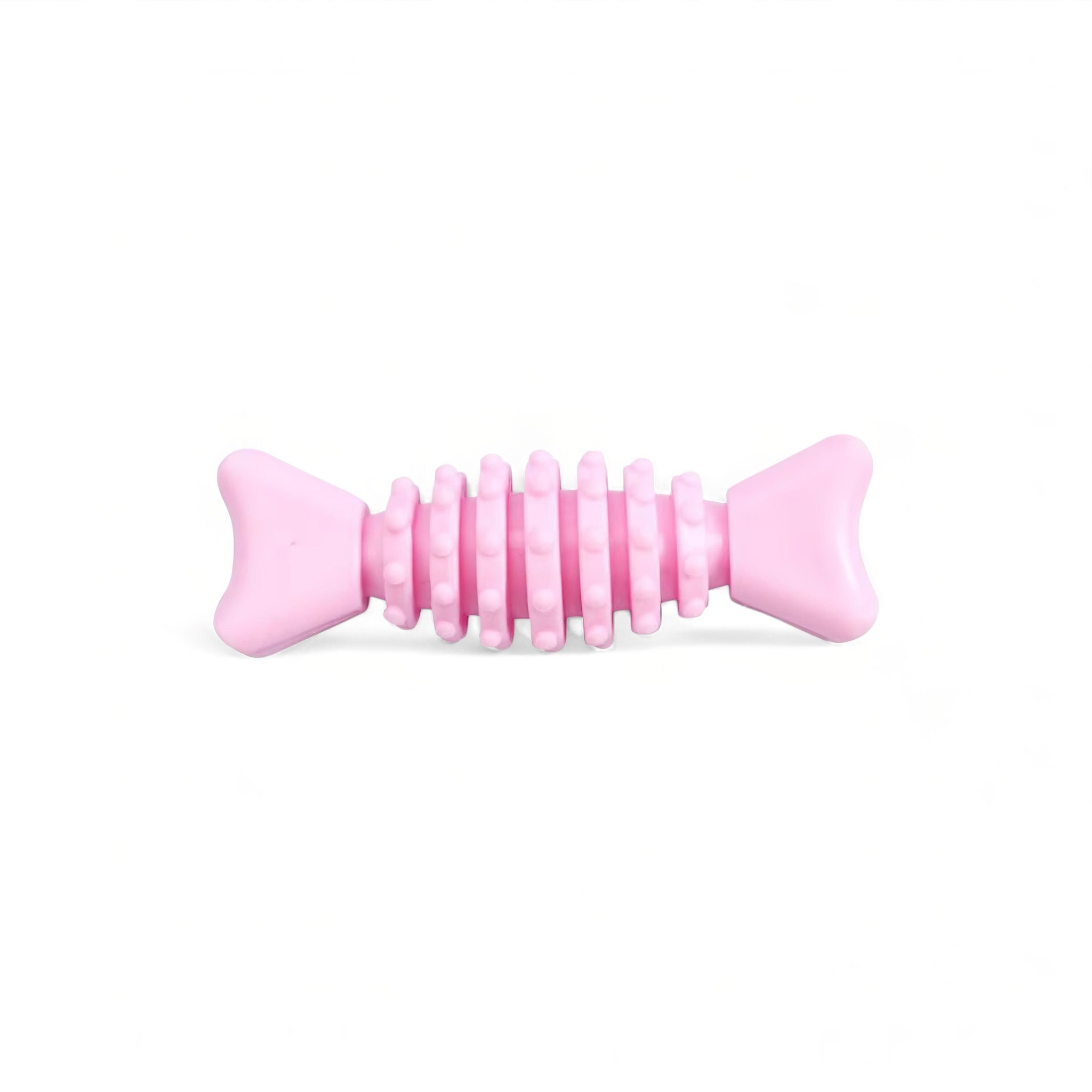 Knot Dog Chews Luxe Pet Store Fish Bone Pink 