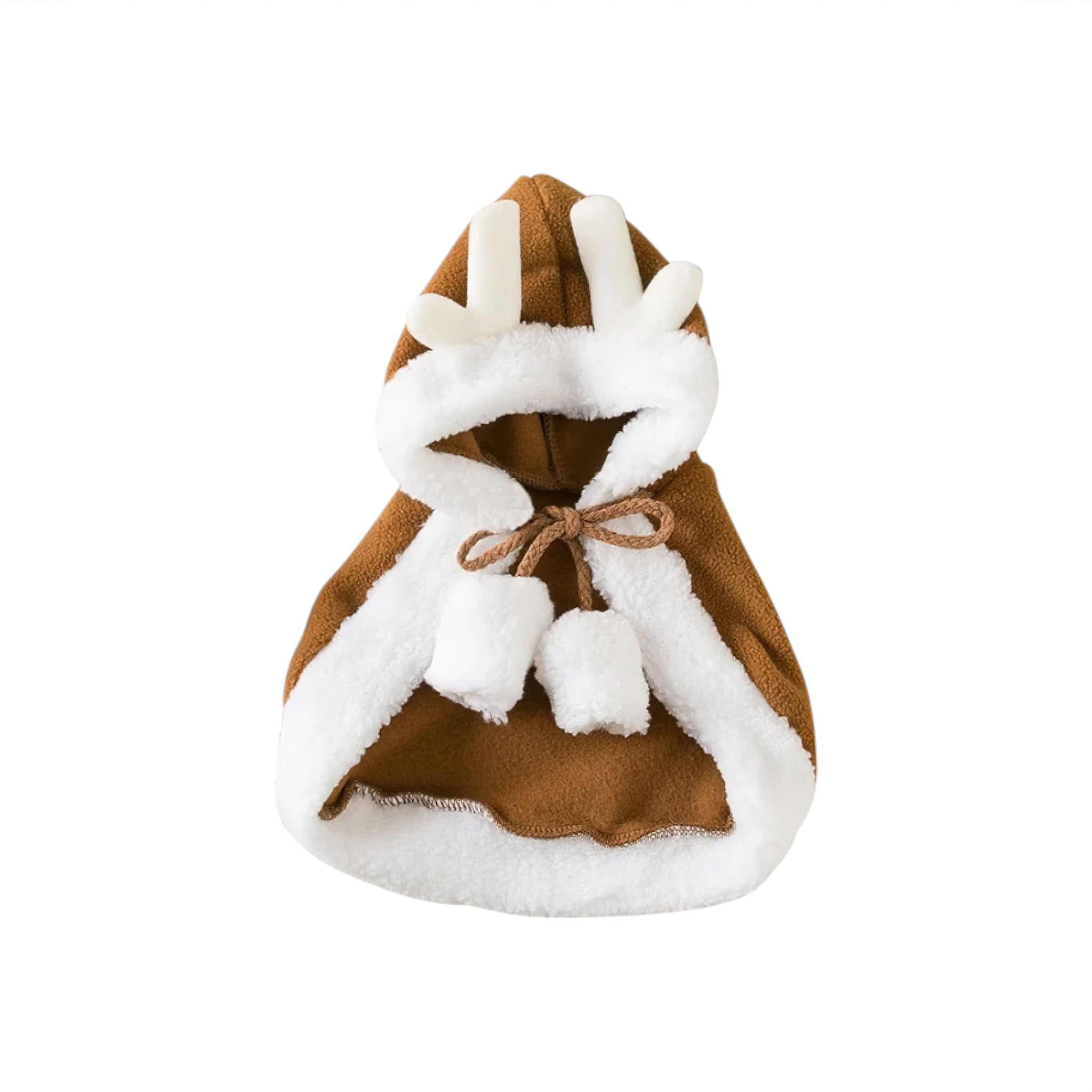 Paw Claus Cape Luxe Pet Store | Tiny. Pure. Love. Brown S 