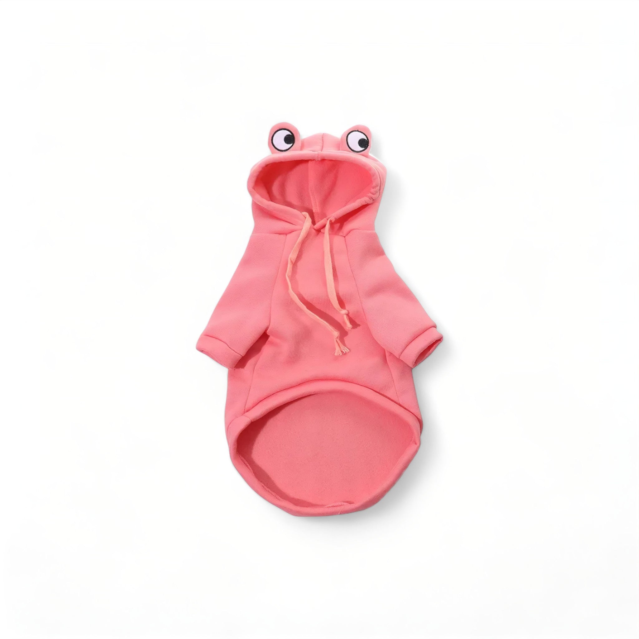 Frog Pet Hoodie Luxe Pet Store | Tiny. Pure. Love. Pink S 