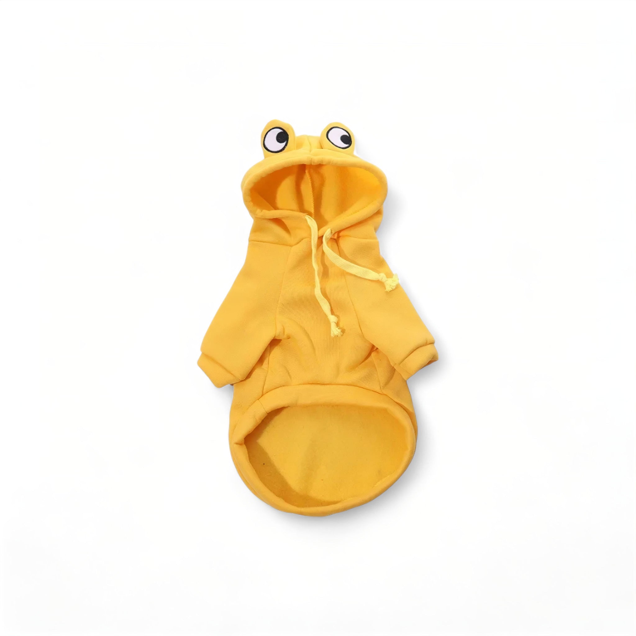 Frog Pet Hoodie Luxe Pet Store | Tiny. Pure. Love. Yellow S 