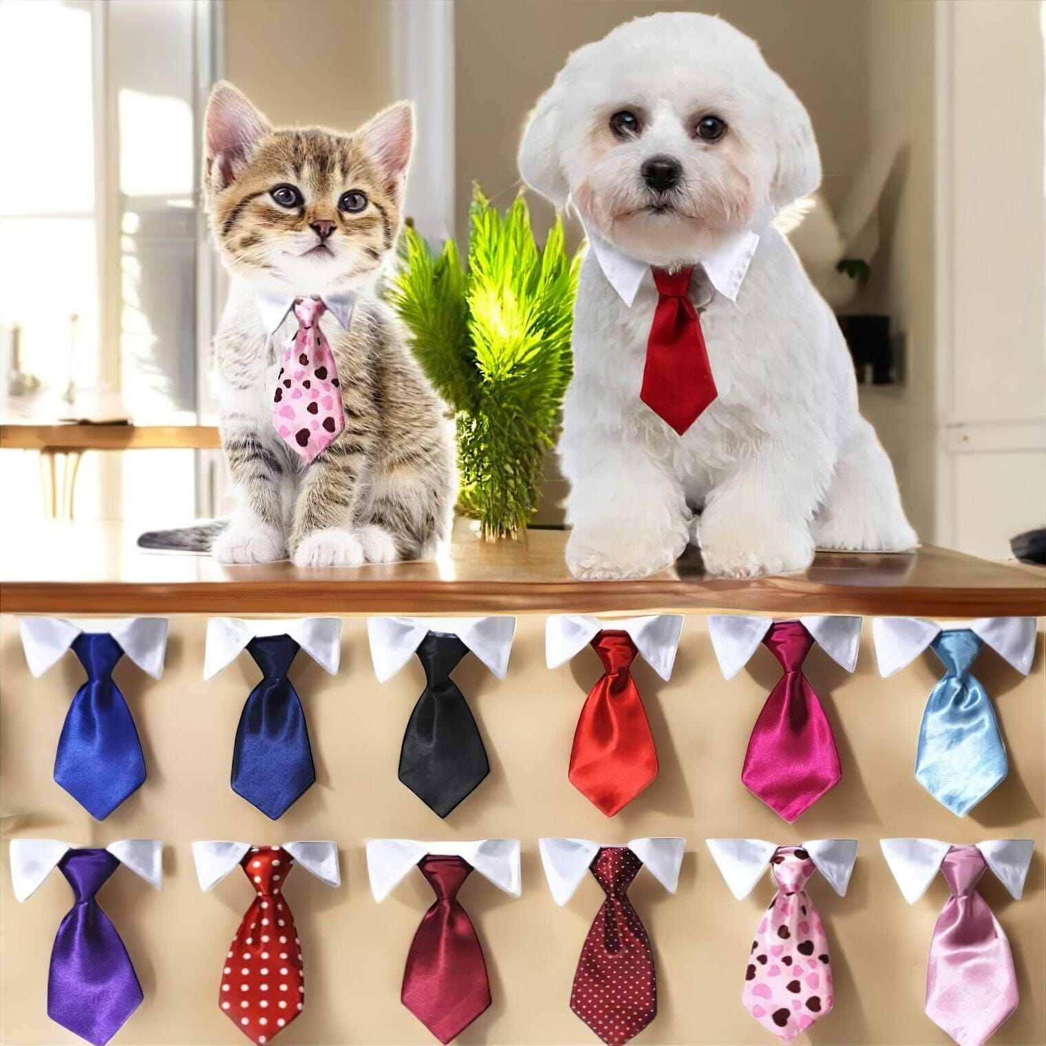 Elegant Pet Collar Tie Luxe Pet Store 