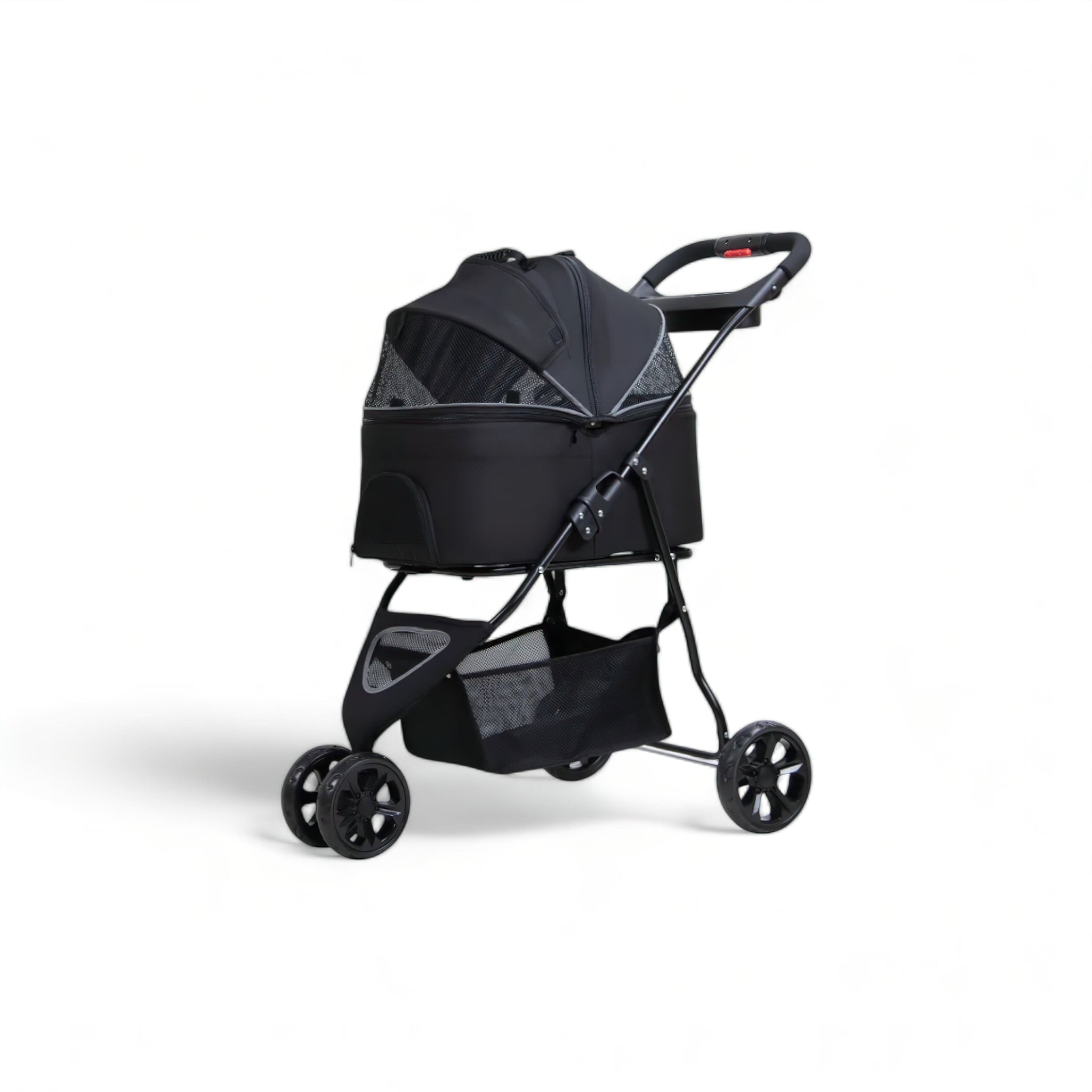 Ride Pet Stroller (JS) minimal display available Luxe Pet Store | Tiny. Pure. Love. Black 