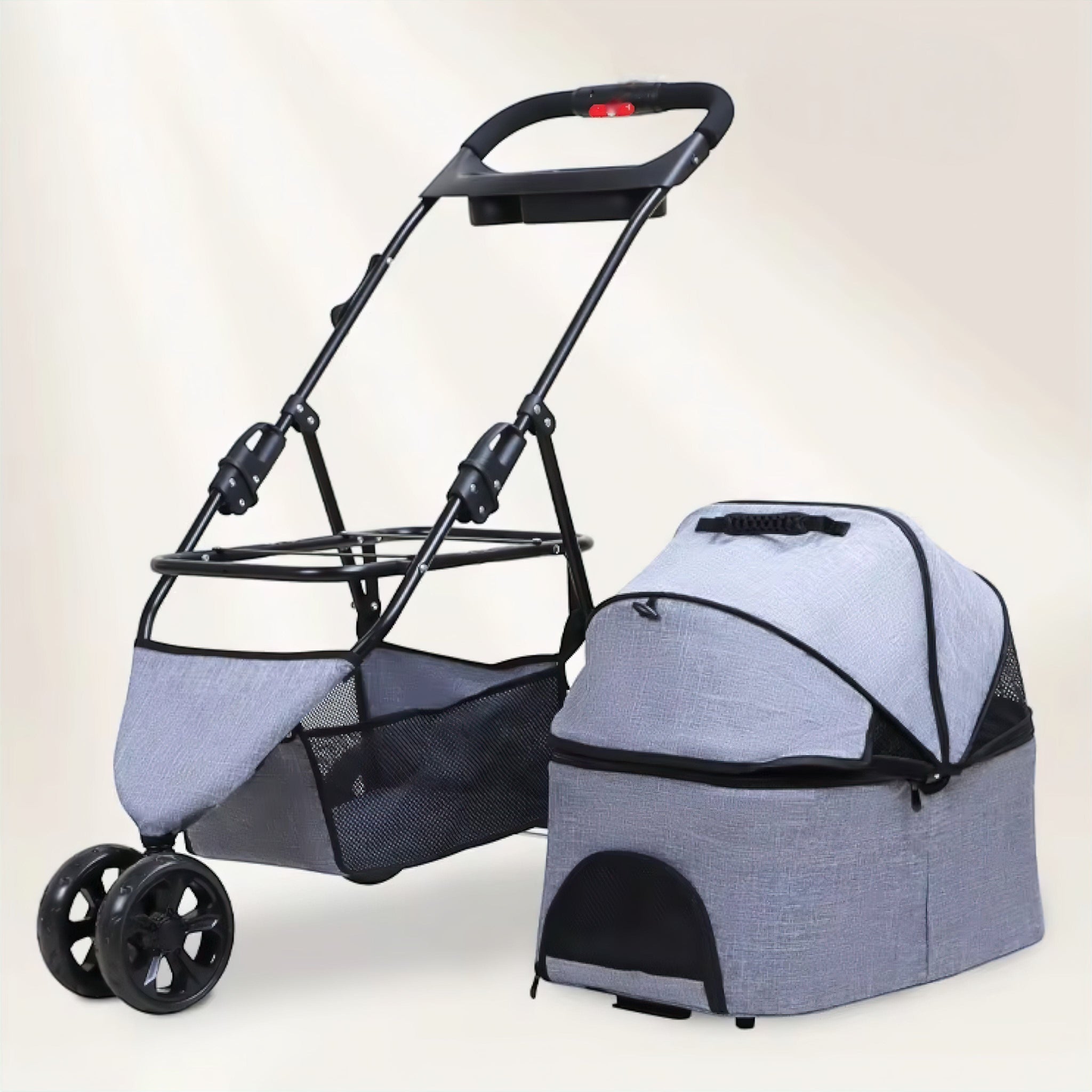 Ride Pet Stroller (JS) minimal display available Luxe Pet Store | Tiny. Pure. Love. 