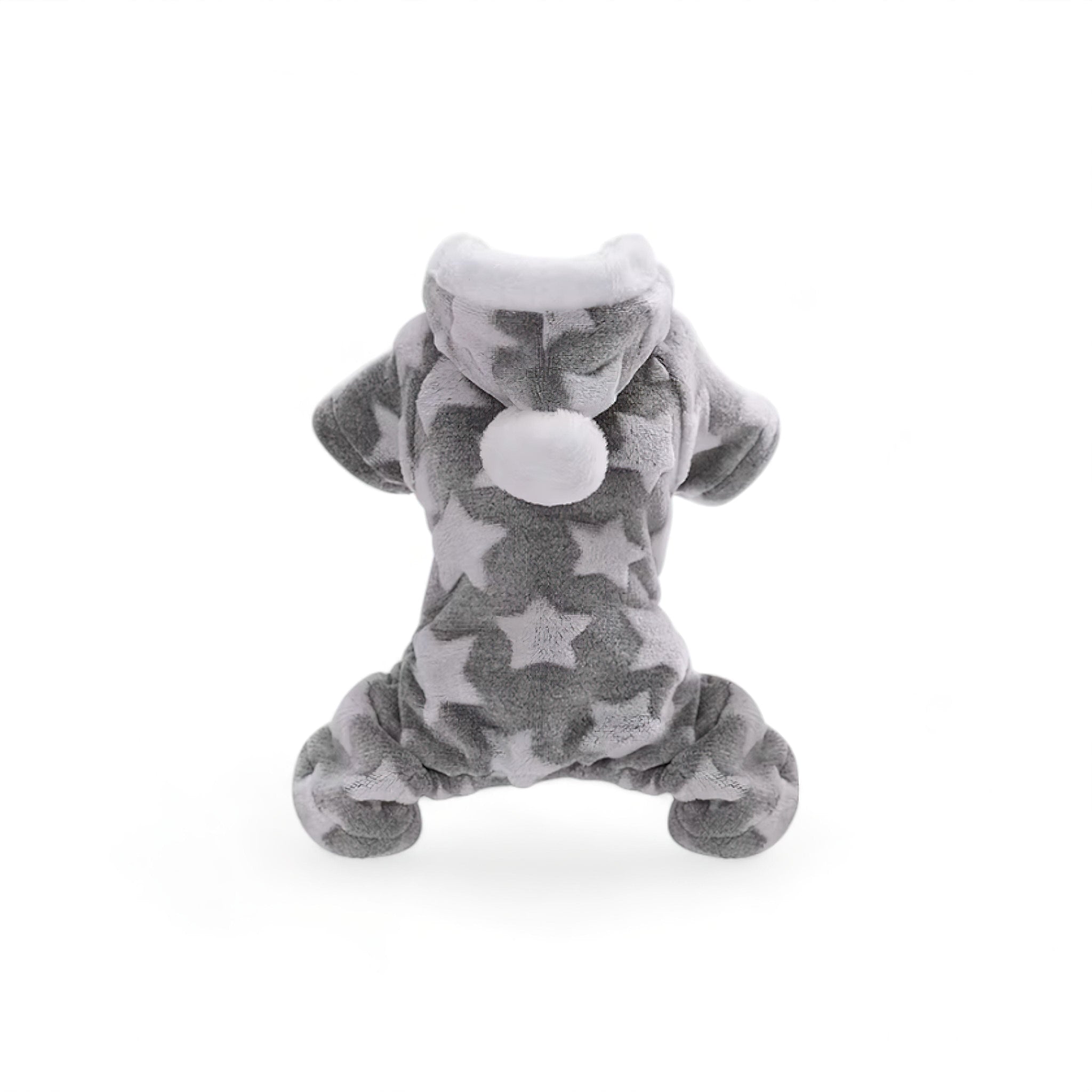 Fluffy Cat Outfit (JS) image 1&2 white background added Luxe Pet Store | Tiny. Pure. Love. Grey S 