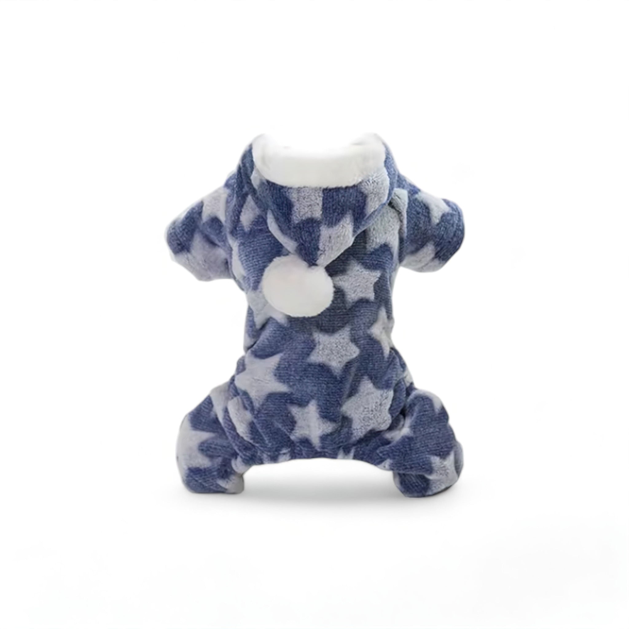 Fluffy Cat Outfit (JS) image 1&2 white background added Luxe Pet Store | Tiny. Pure. Love. Blue S 