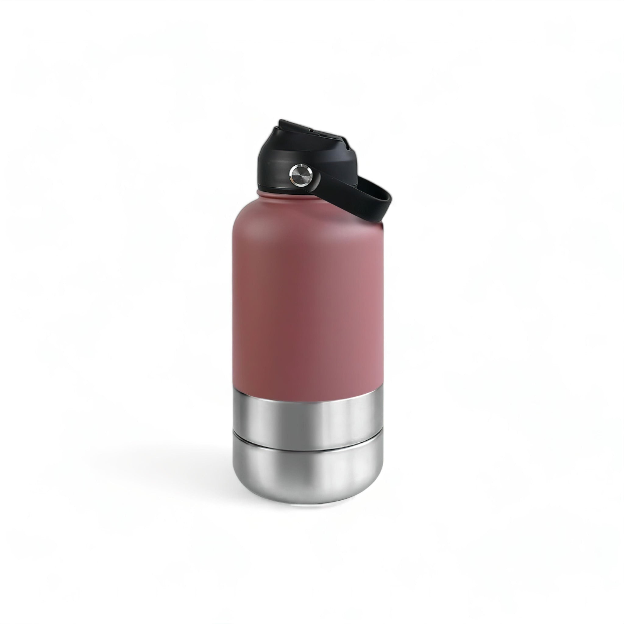 Pup Travel Bottle (JS) limited display image available Luxe Pet Store | Tiny. Pure. Love. Burgundy 