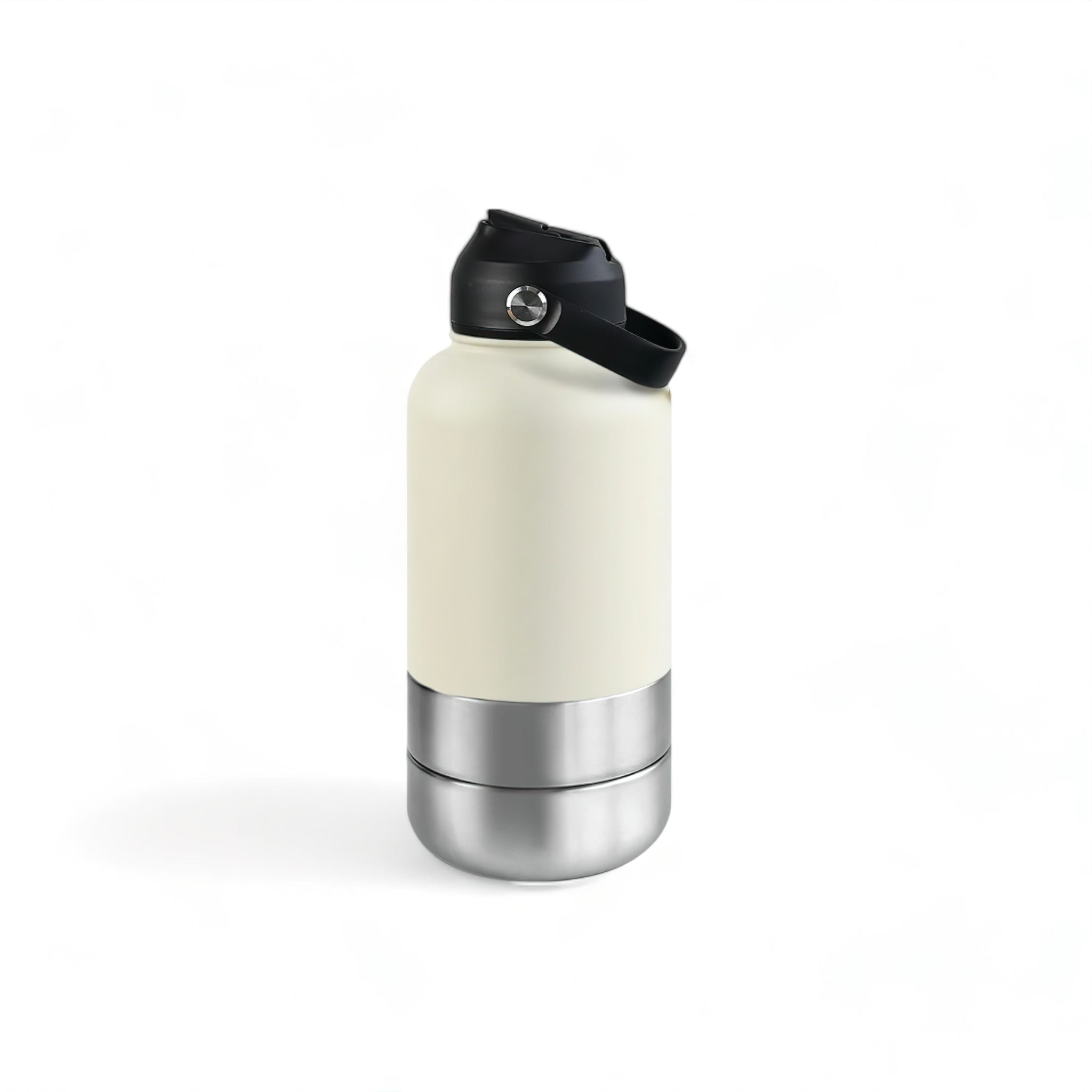 Pup Travel Bottle (JS) limited display image available Luxe Pet Store | Tiny. Pure. Love. White 