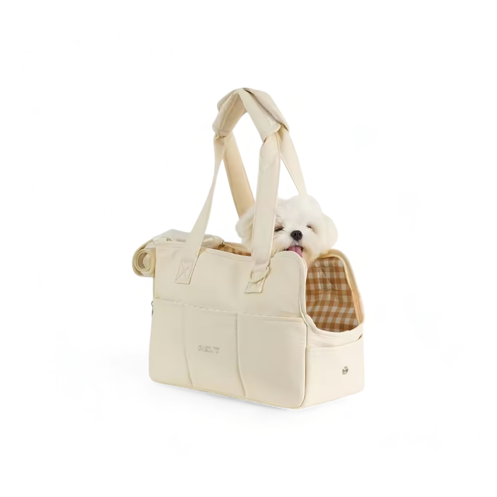 Little Friend Carrier Luxe Pet Store | Tiny. Pure. Love. Beige S 