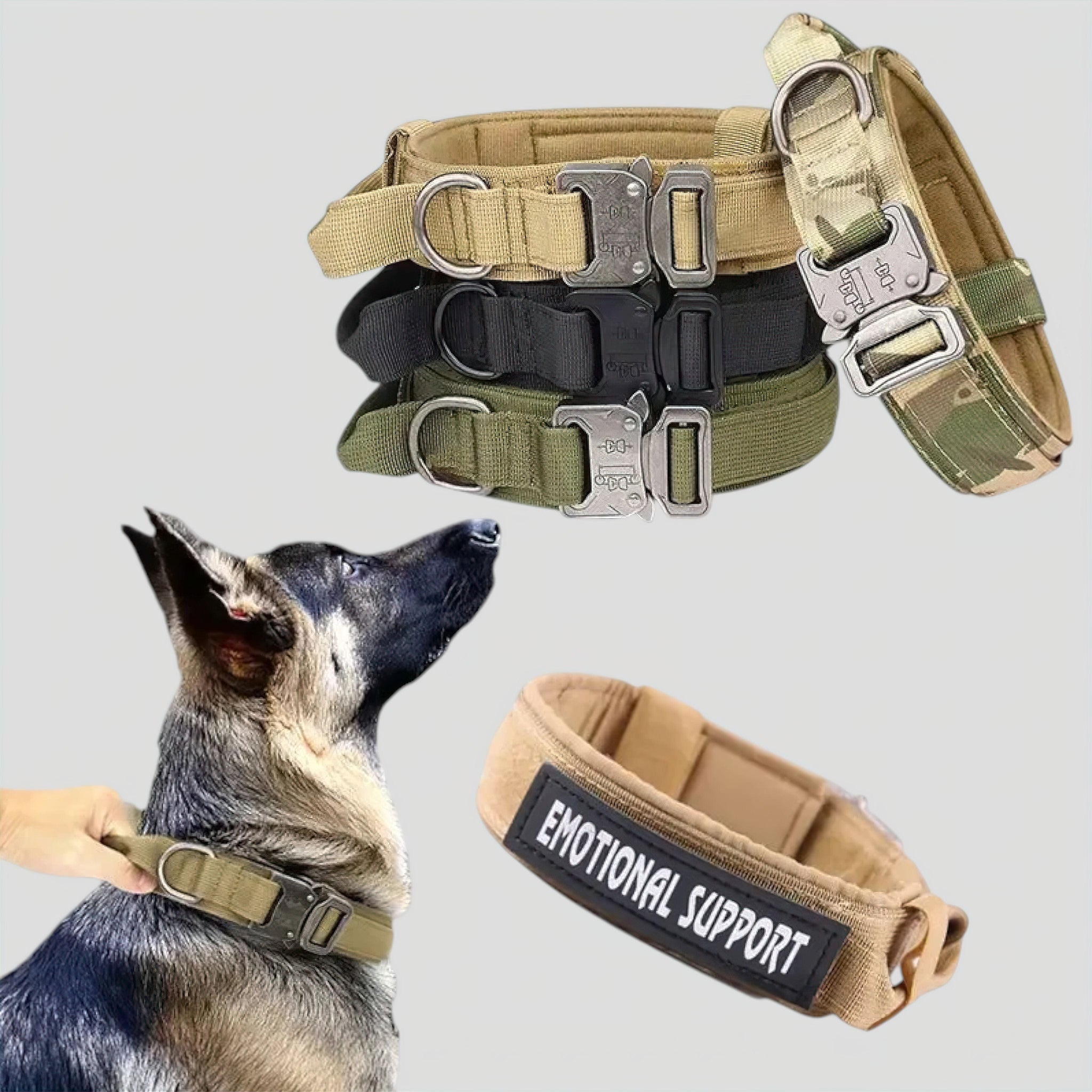 Guard Paw Tactical Collar (JS) display image edit done Pet Collar Luxe Pet Store 