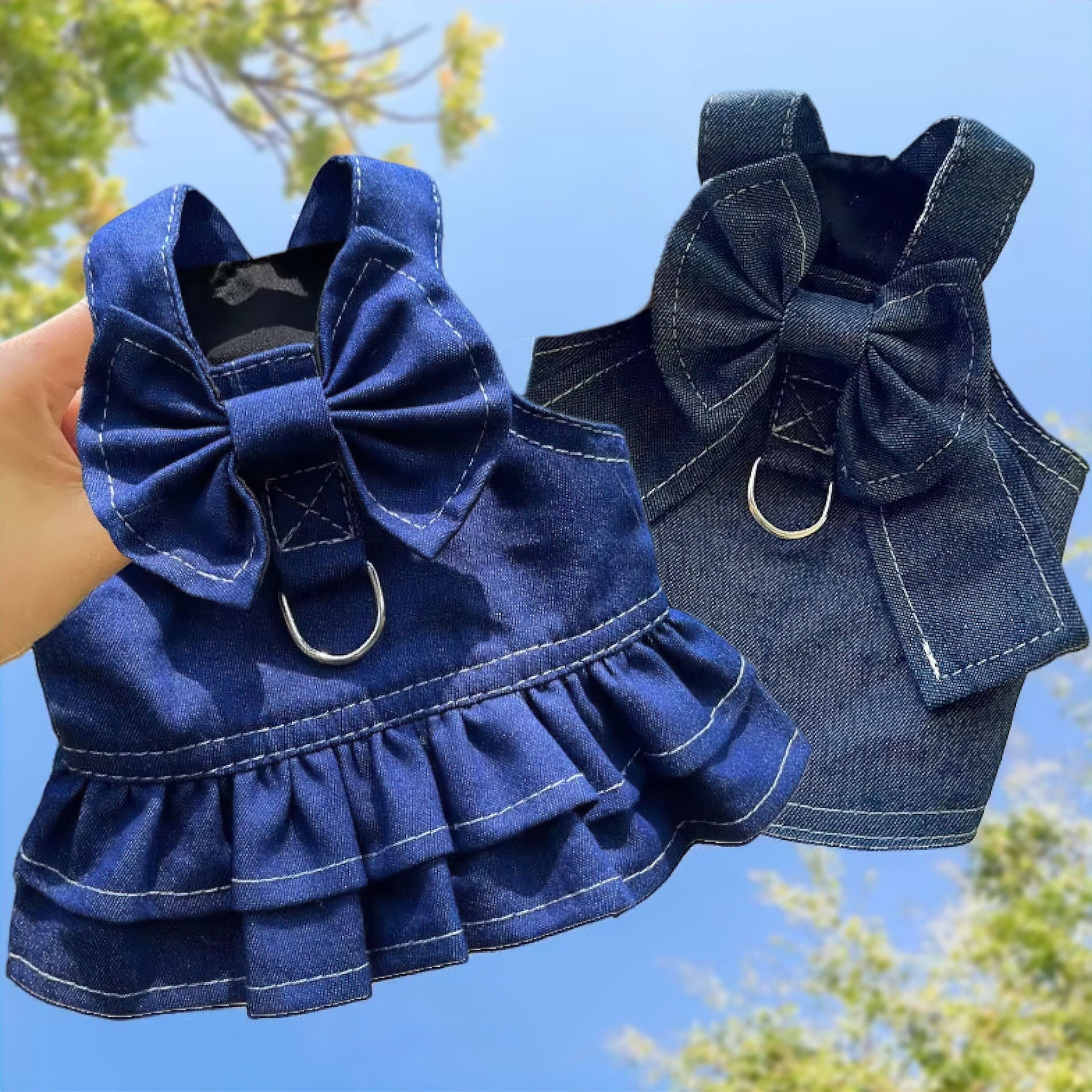 Denim Pet Wear (add USA sizes in APD) Luxe Pet Store | Tiny. Pure. Love. 