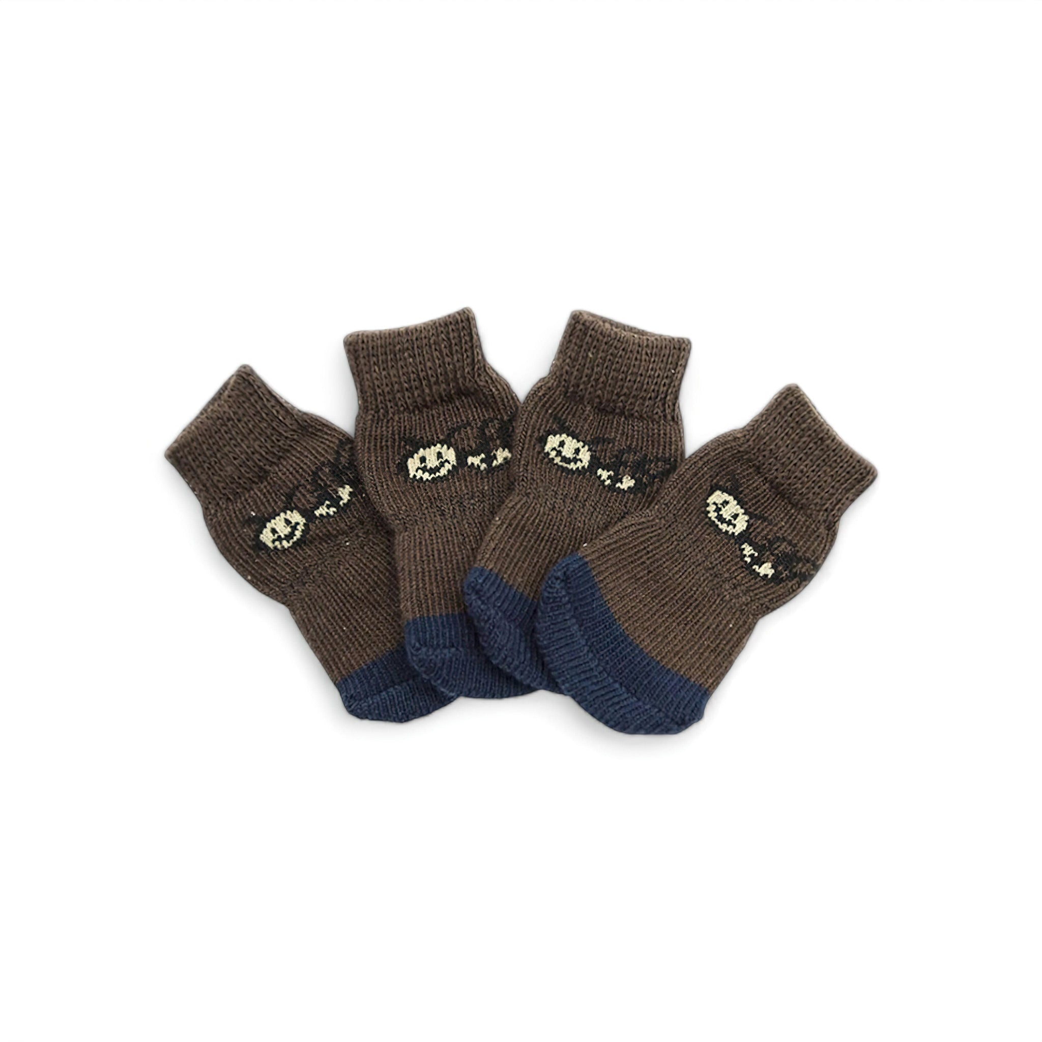 Paw Protector Socks (add USA size in APD) Luxe Pet Store | Tiny. Pure. Love. Dark Brown S 