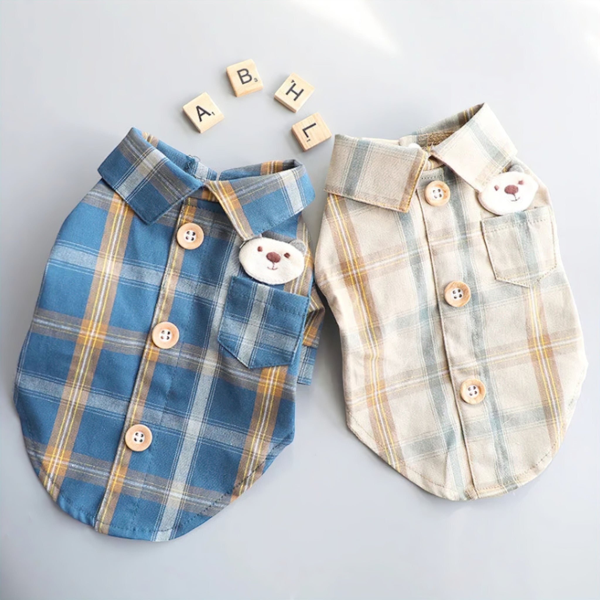 Plaid Pet Shirt Luxe Pet Store | Tiny. Pure. Love. 