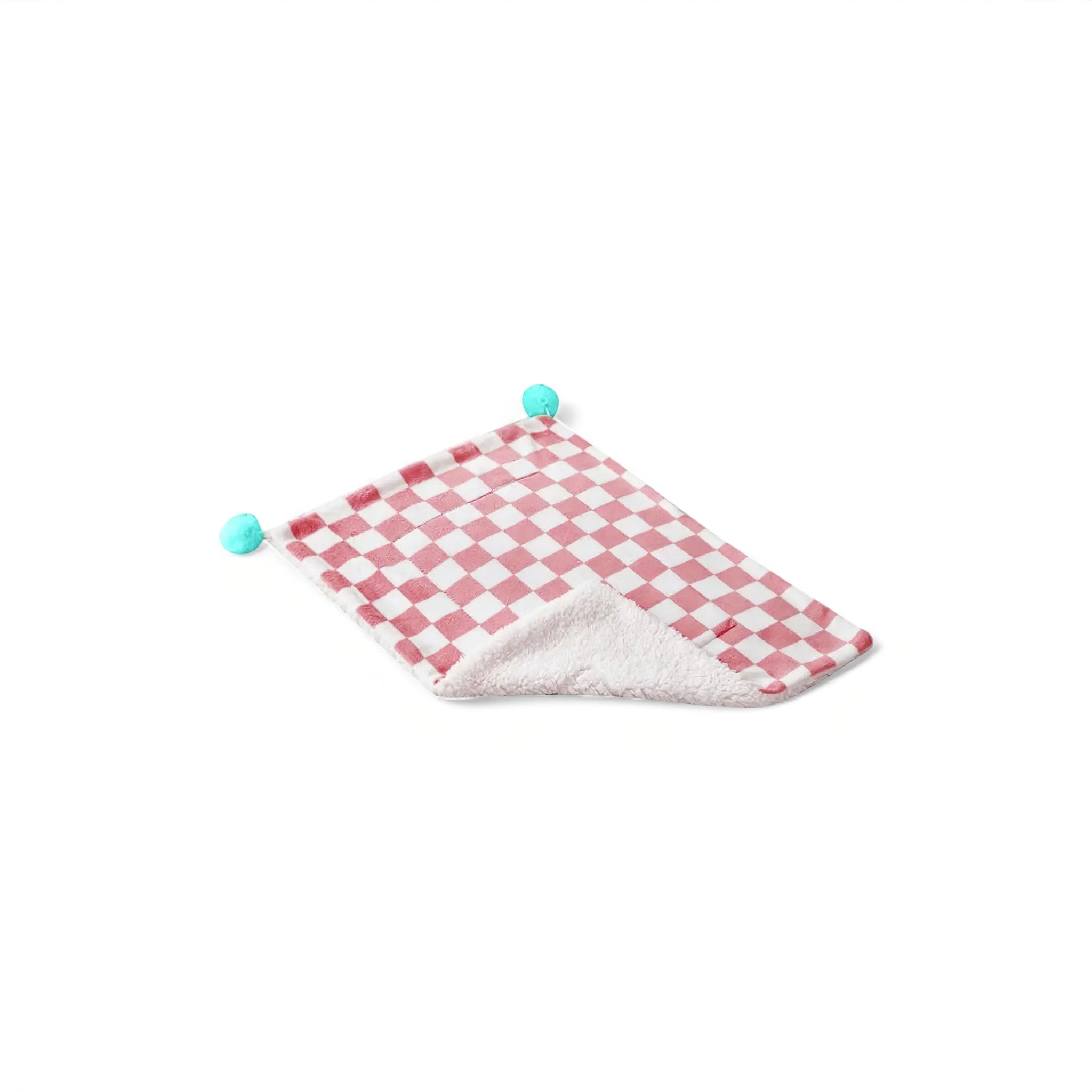 Plaid Cozy Blanket Luxe Pet Store | Tiny. Pure. Love. Pink S 