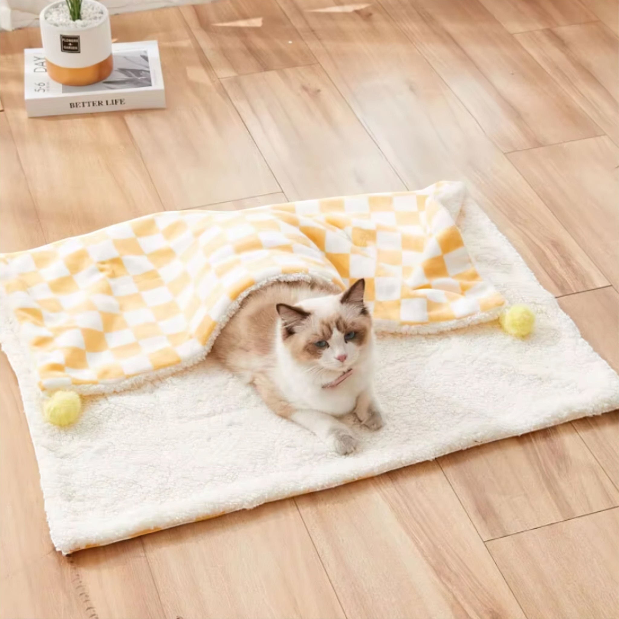 Plaid Cozy Blanket Luxe Pet Store | Tiny. Pure. Love. 